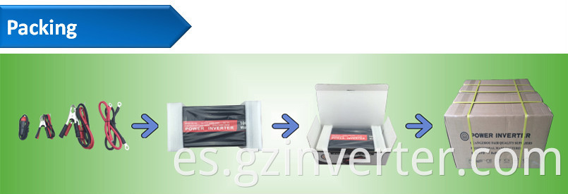 2000W 12V 240V Inverter de automóvil a 240 V Sistema de ahorro solar Nuevo Invertor de energía